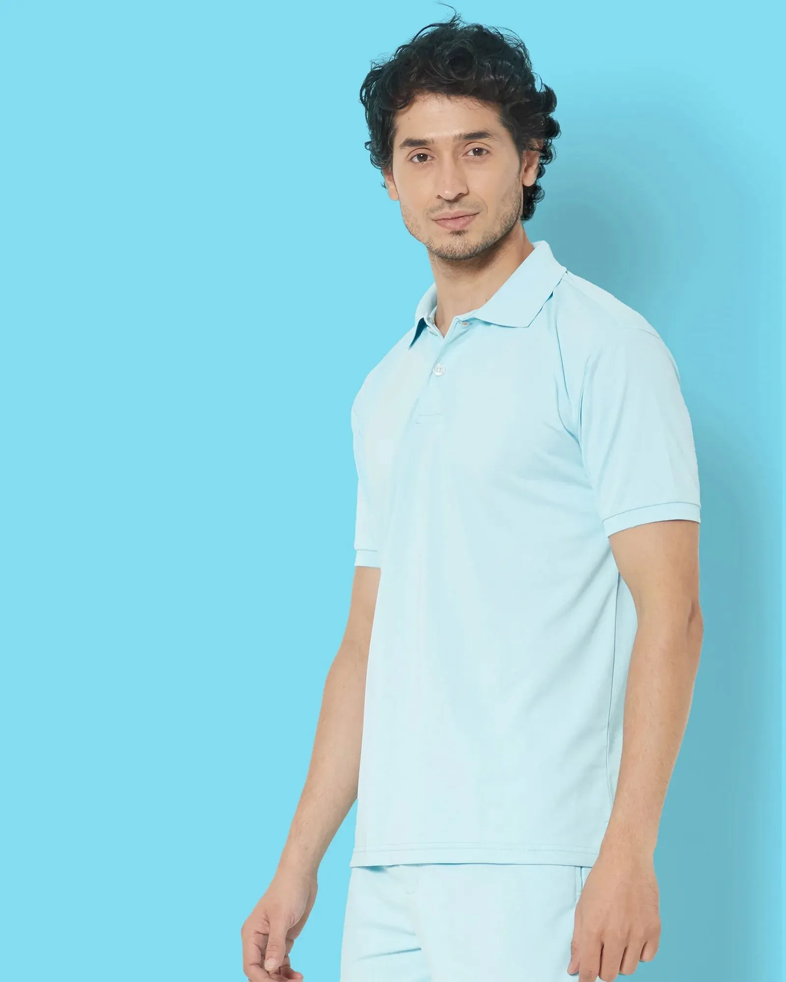 Active Polo : Aquatic Blue