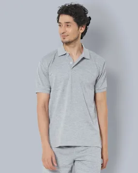 Active Polo : Steel Grey Melange