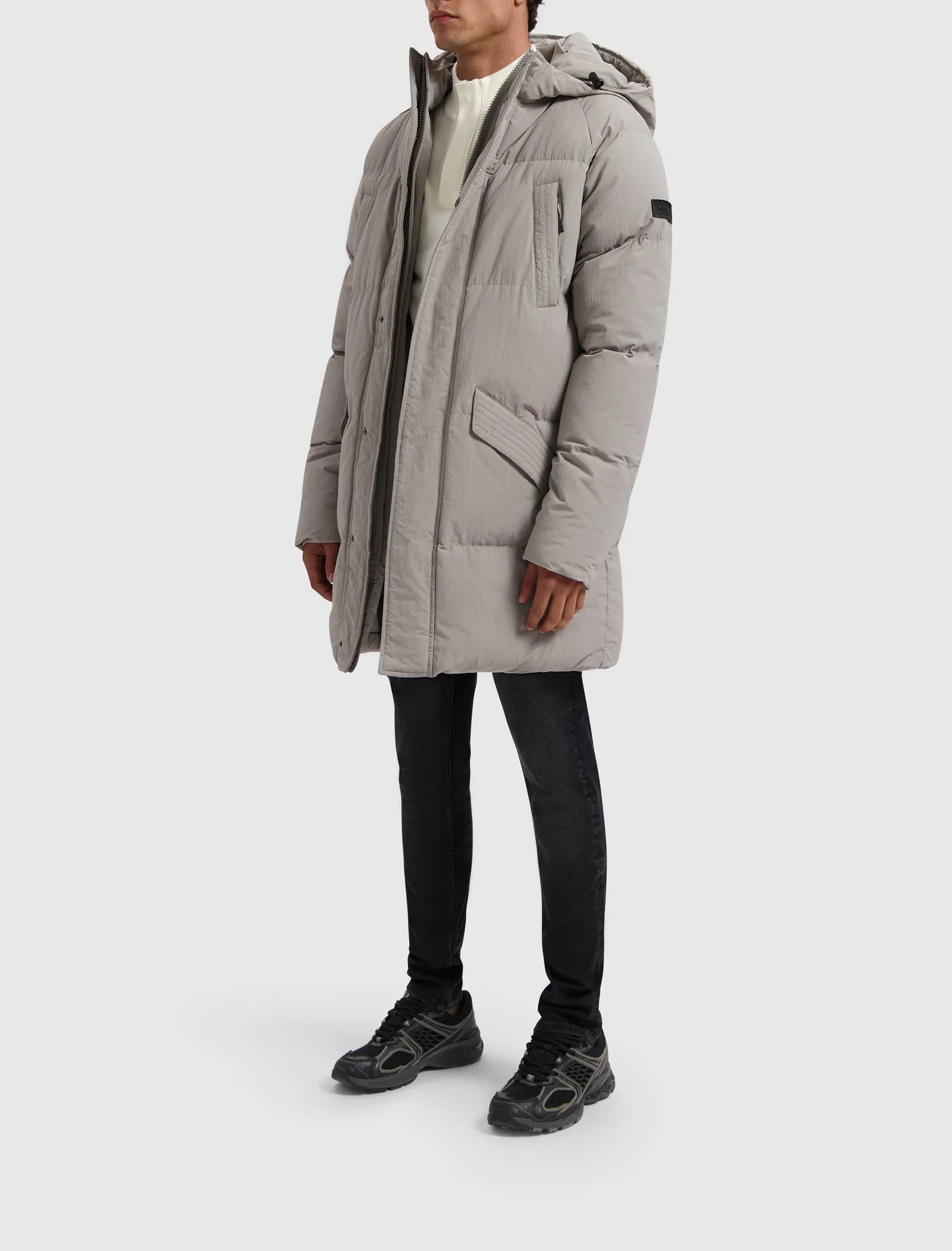 Activewear Parka | Grey Plain