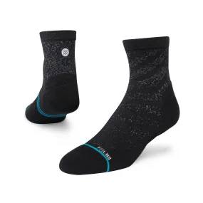 Adult Quarter Socks - Run Light Quarter - Black