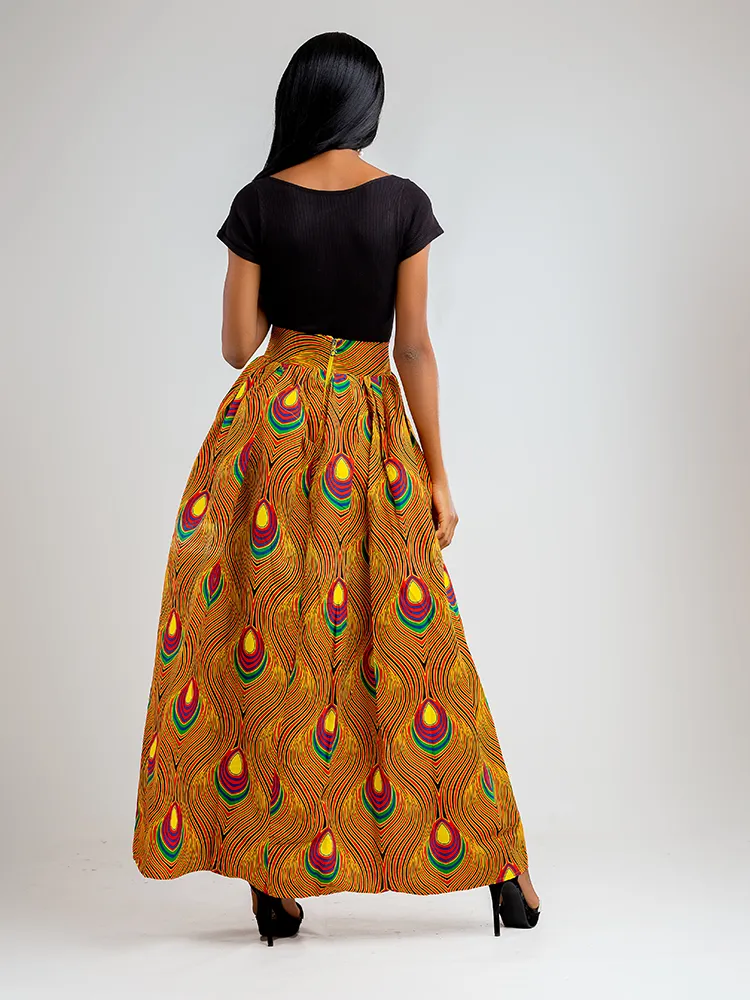 African Print Achol Maxi set