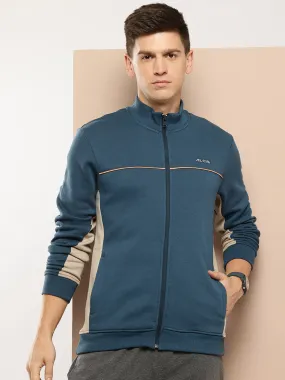 Alcis Men Blue Typography Sporty Jacket