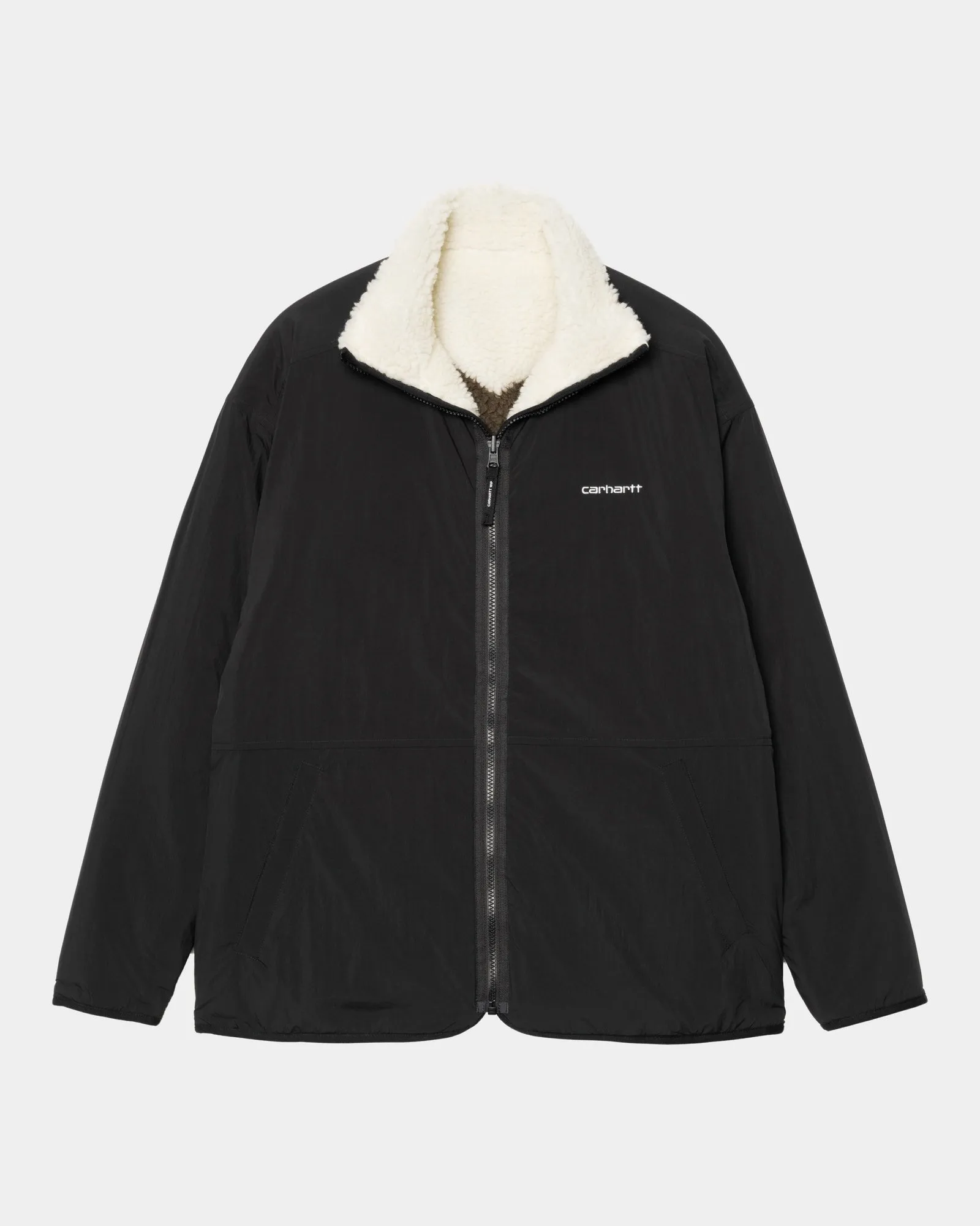 Amour Reversible Jacket | Cannoli Cream / Black