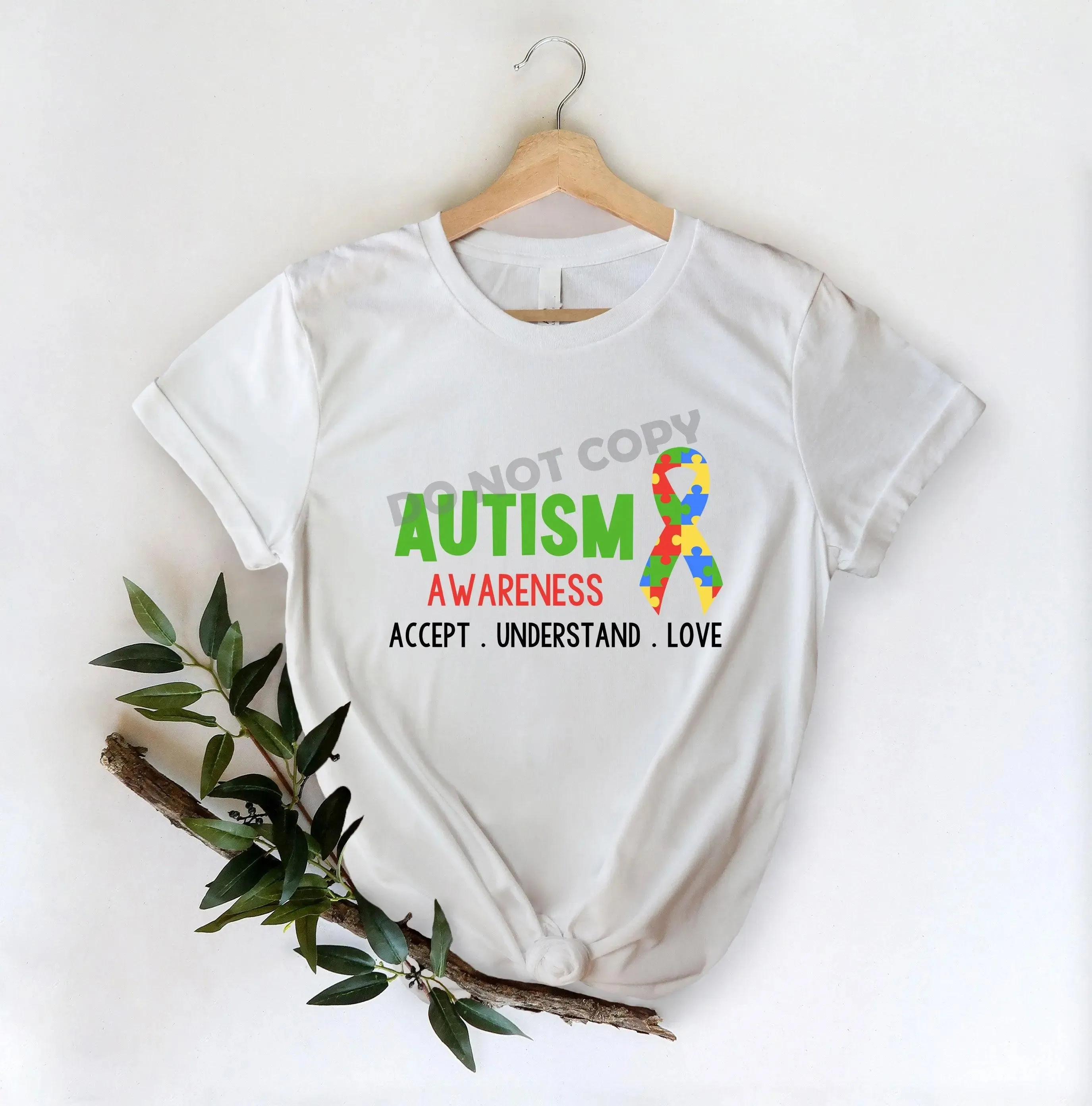 Autism Awareness Accept Understand Love - DTF Transfer