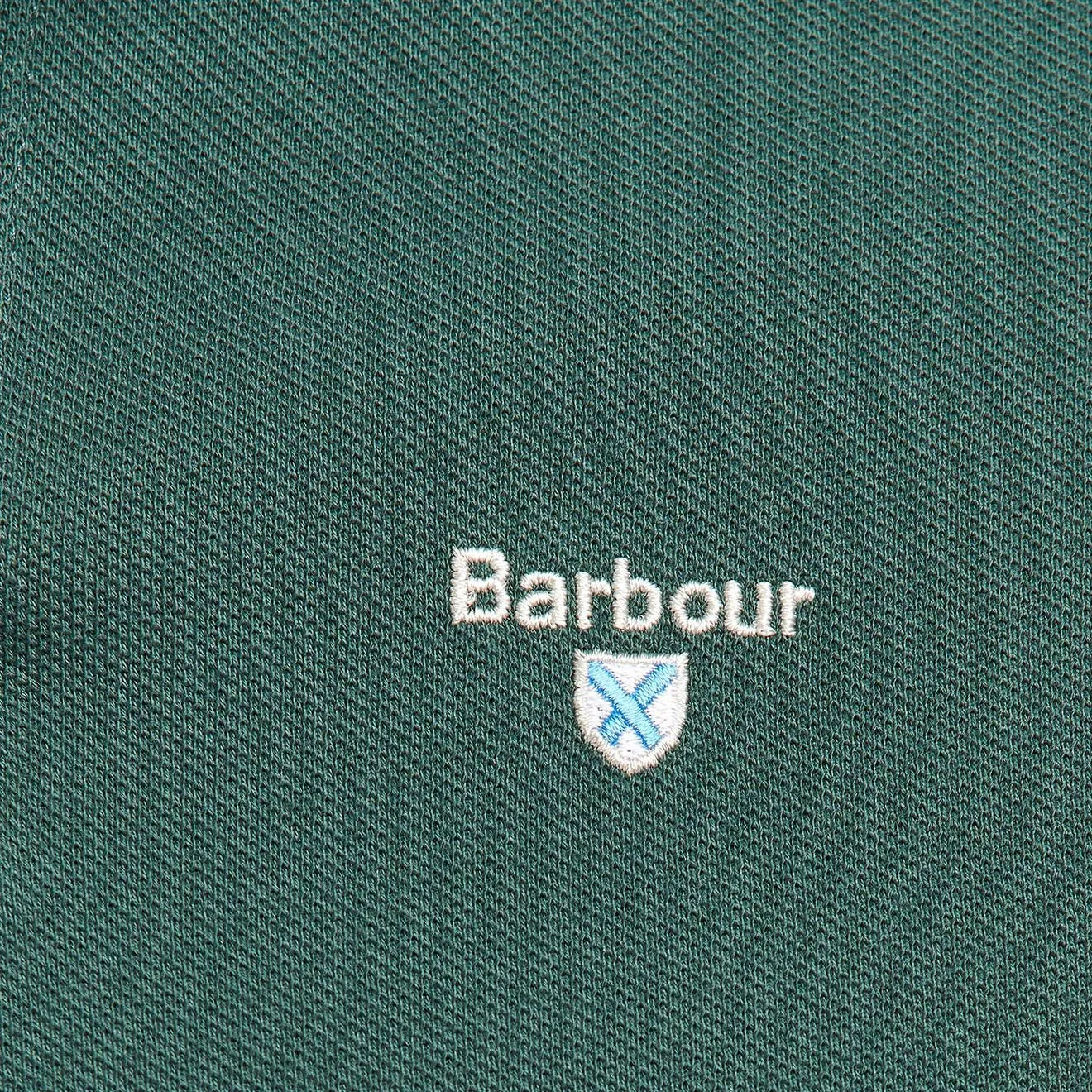 Barbour Tartan Cotton Pique Polo Shirt Green Gables