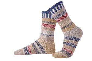 Bateau Mouche Recycled Cotton Crew Socks