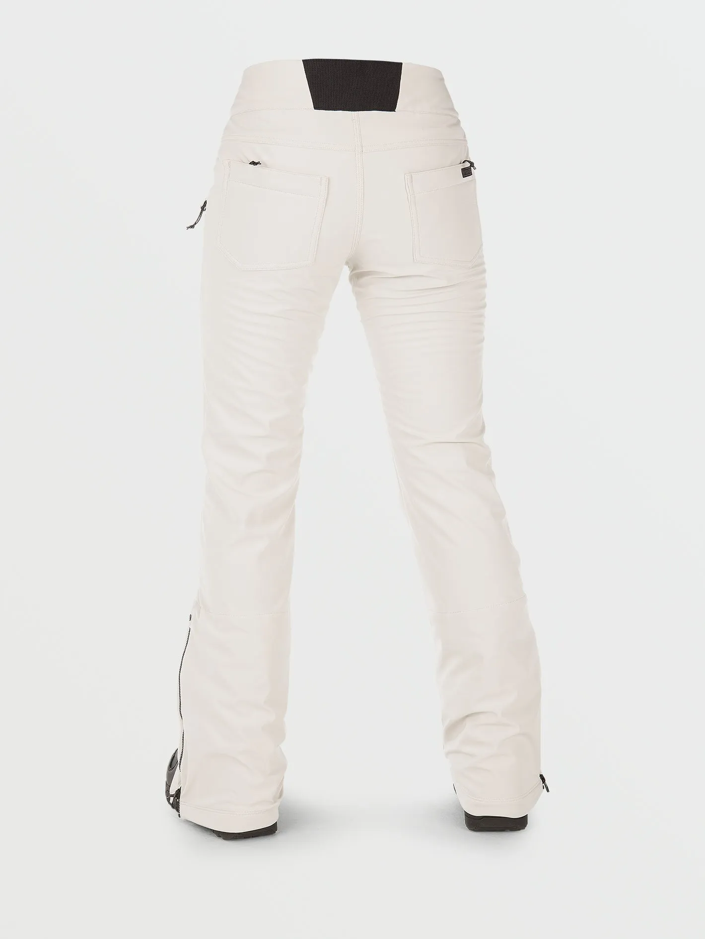 Battle Stretch High Rise Trousers - Off White