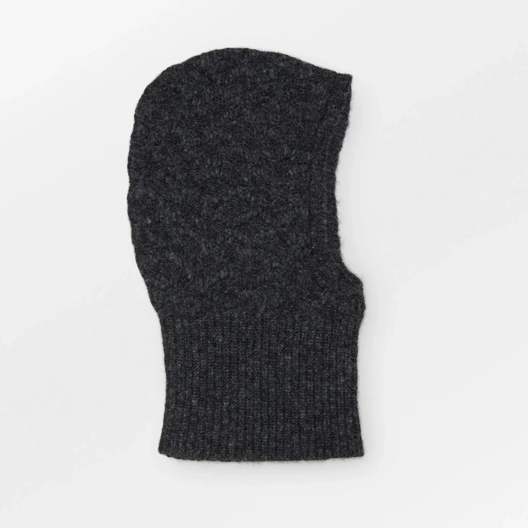 Becksöndergaard Grey Melange Cable Balaclava