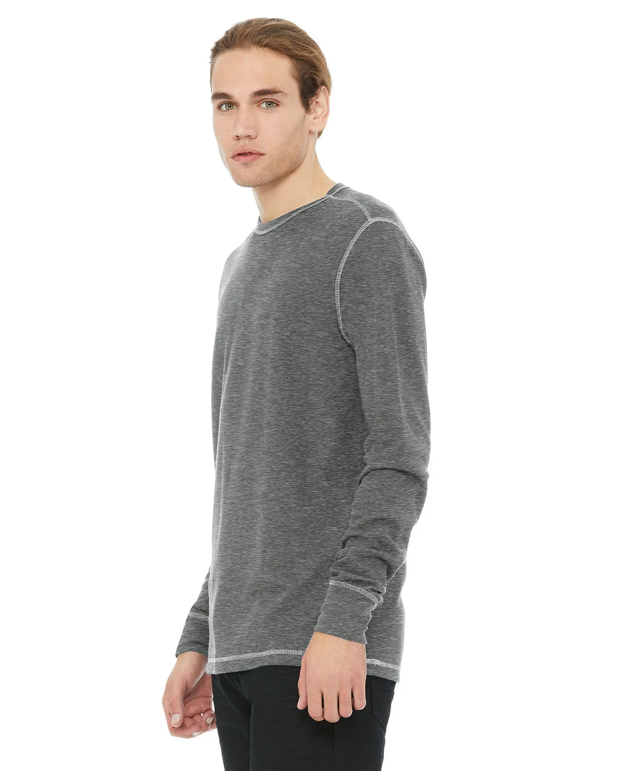 Bella   Canvas Men's Thermal Long-Sleeve T-Shirt