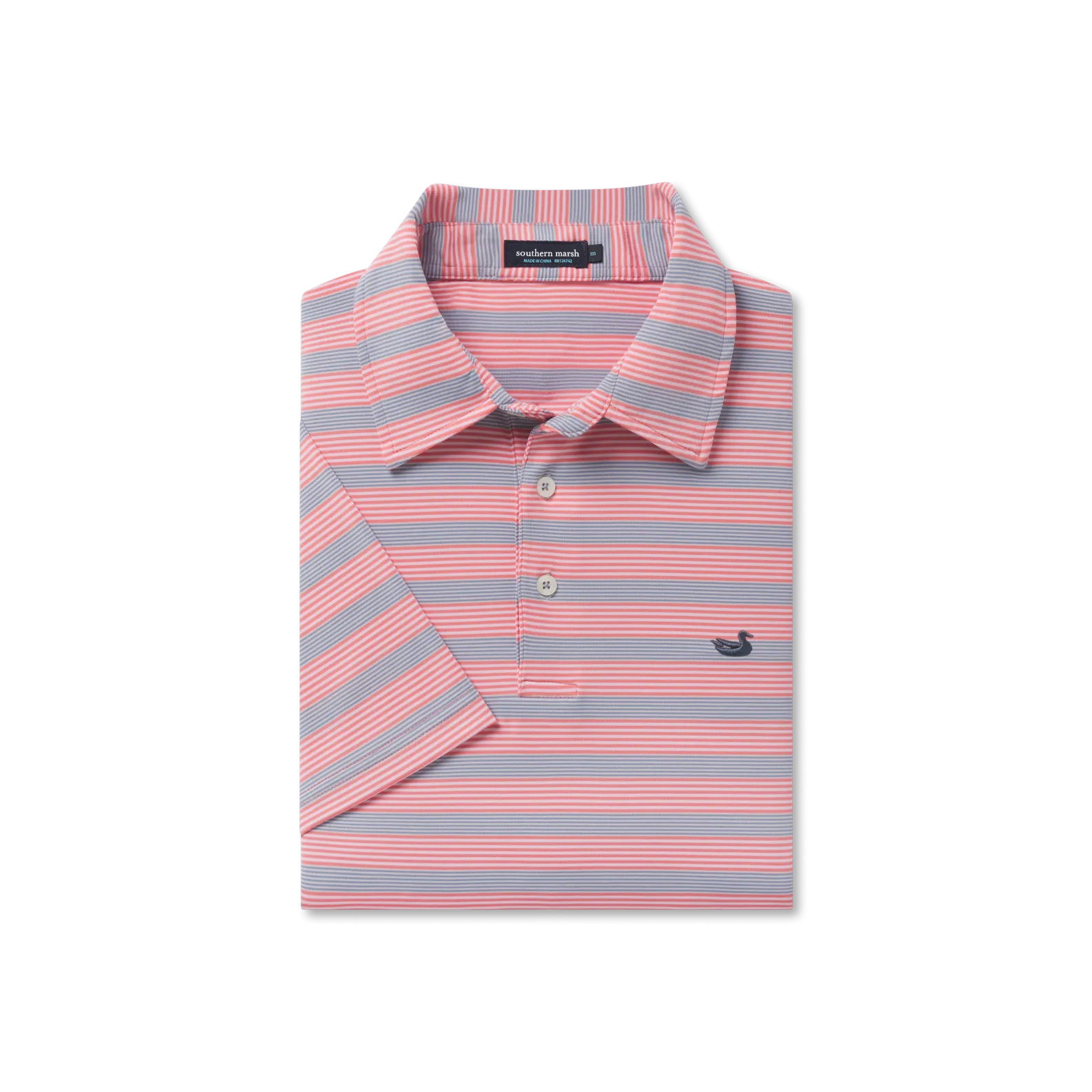 Bermuda Performance Polo - Pensacola Stripe