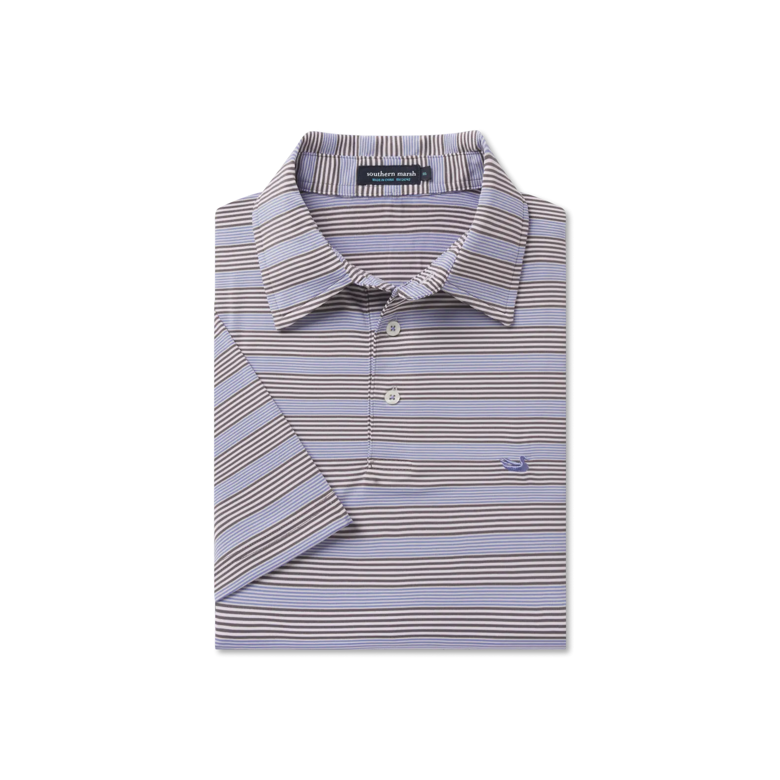 Bermuda Performance Polo - Pensacola Stripe