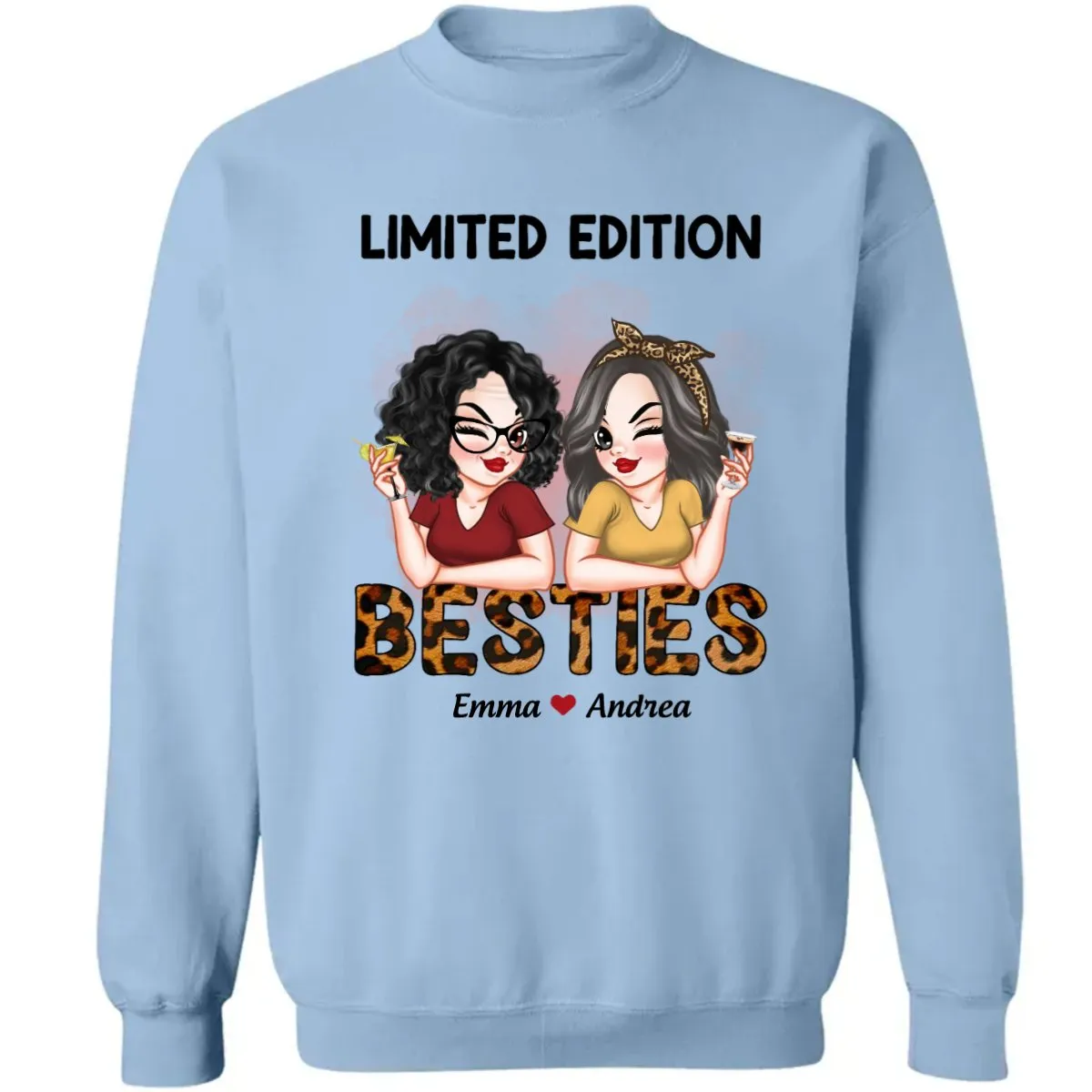 Besties - Limited Edition - Personalized Unisex T-shirt, Hoodie, Sweatshirt