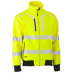 Bisley 333M6979T-YEL/2XL ANSI Type R Class 3 Soft Shell Jacket