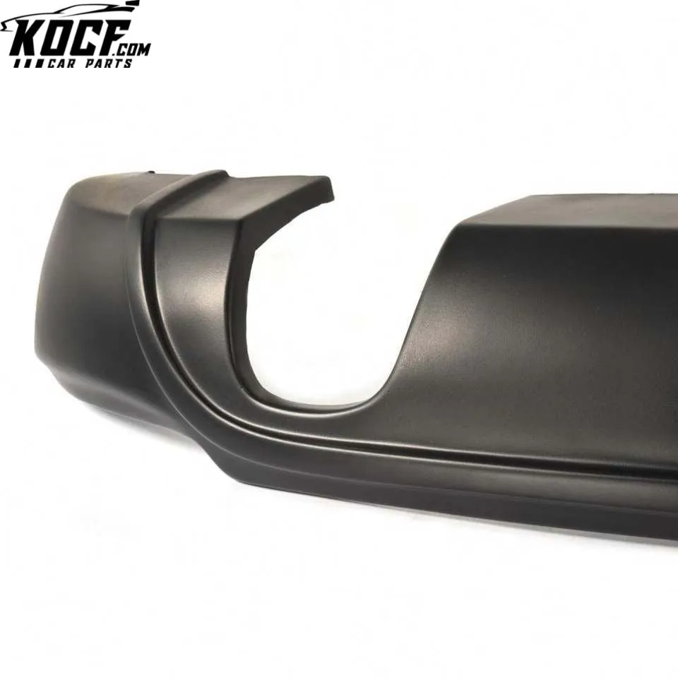 Black Painted Fiberglass Rear Bumper Lip Diffuser for Vw Polo Bumper 2010-2013