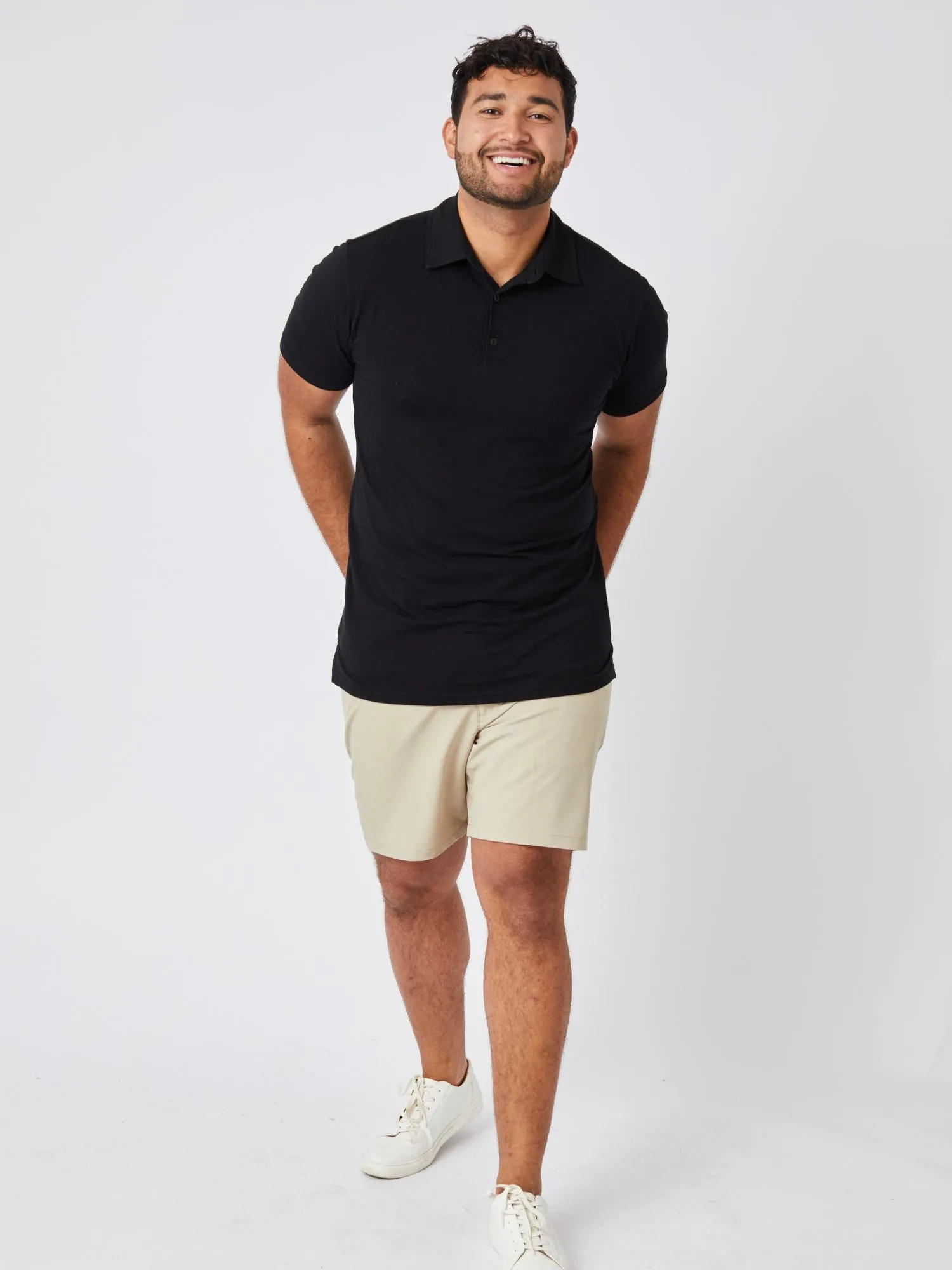 Black Performance Polo