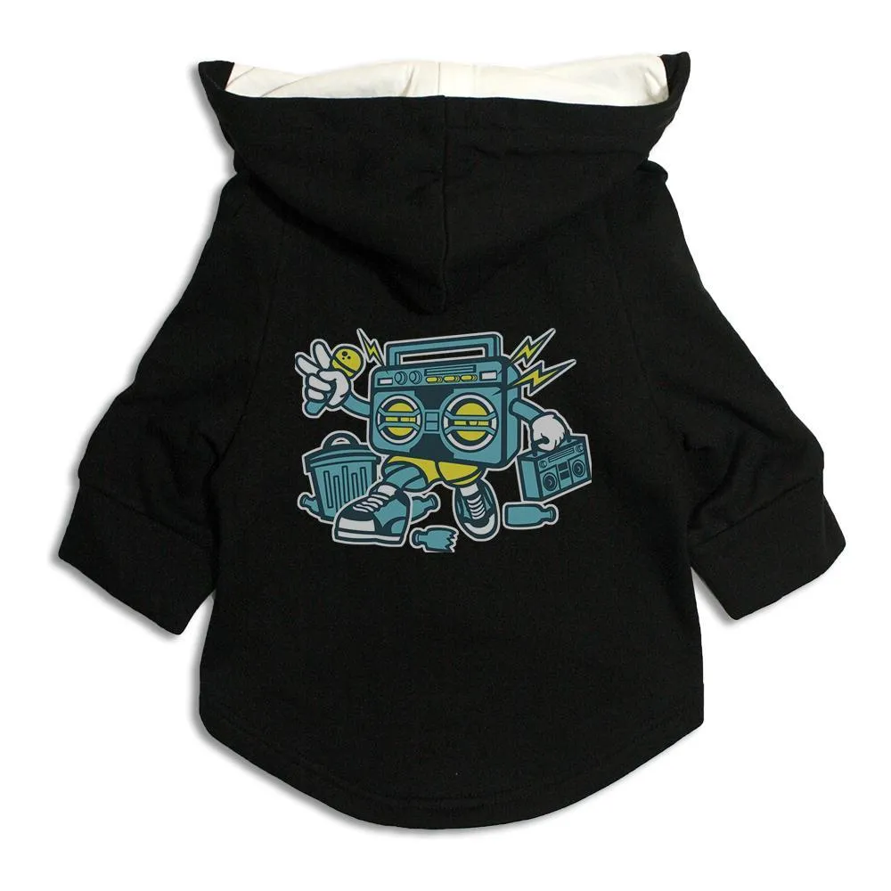 Boombox Cat Hoodie Jacket