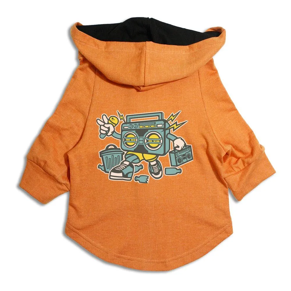 Boombox Cat Hoodie Jacket