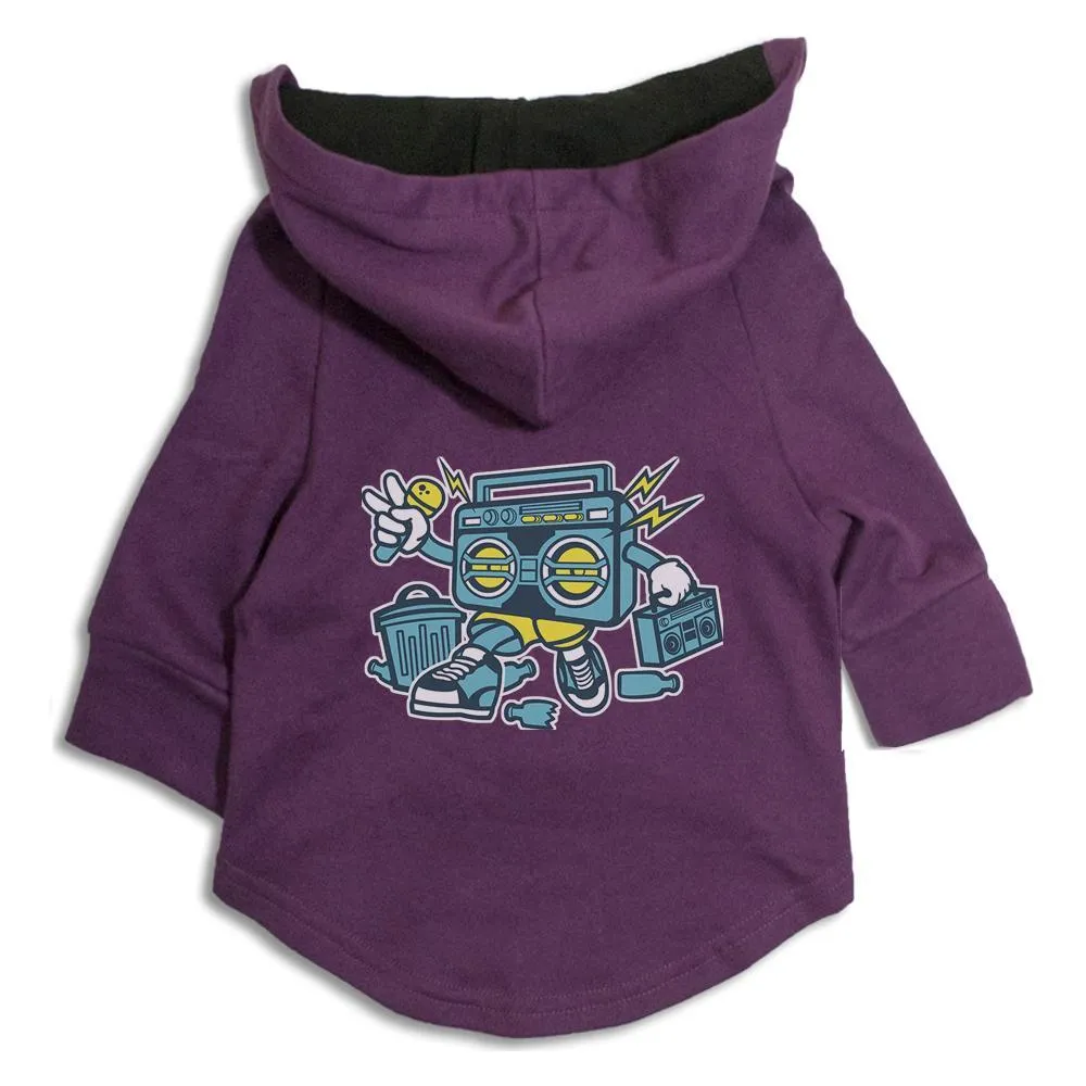 Boombox Cat Hoodie Jacket