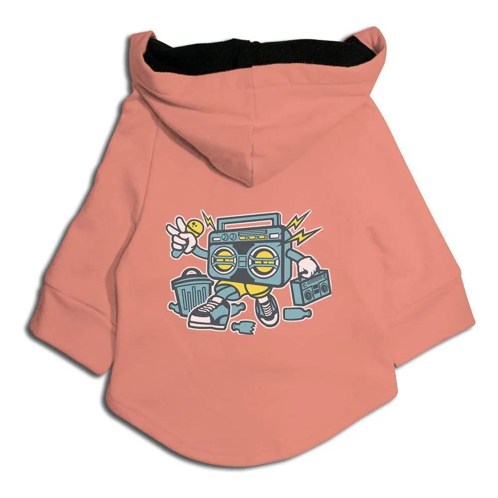 Boombox Cat Hoodie Jacket