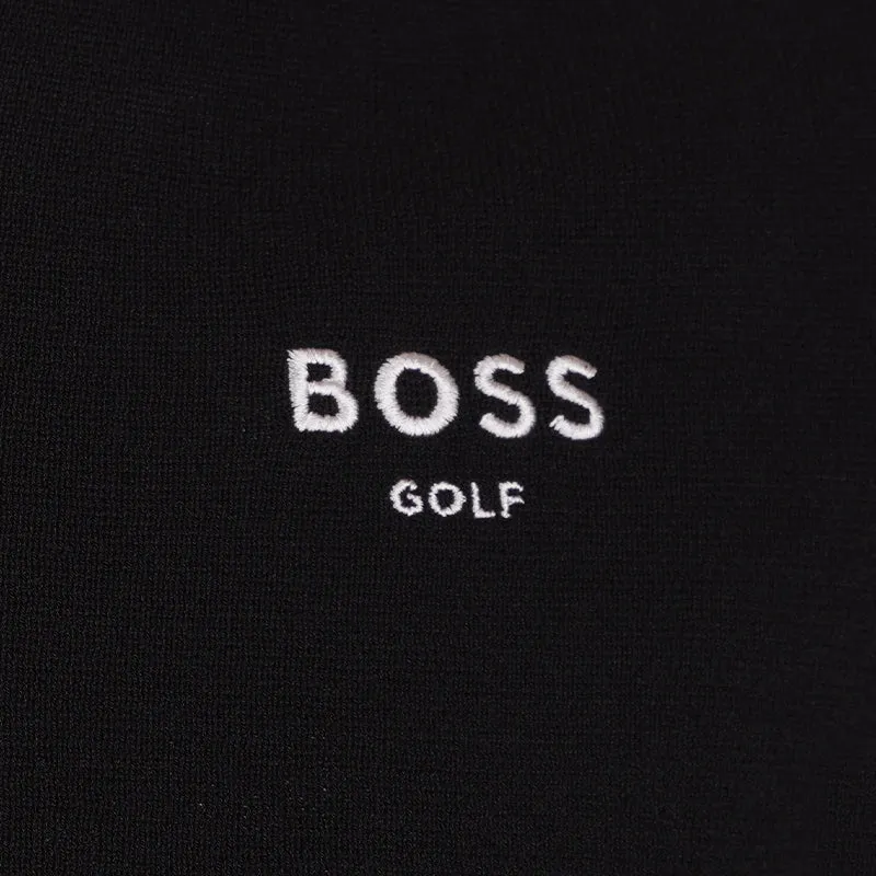 BOSS GOLF Men's Short Sleeve Sweater (Black)