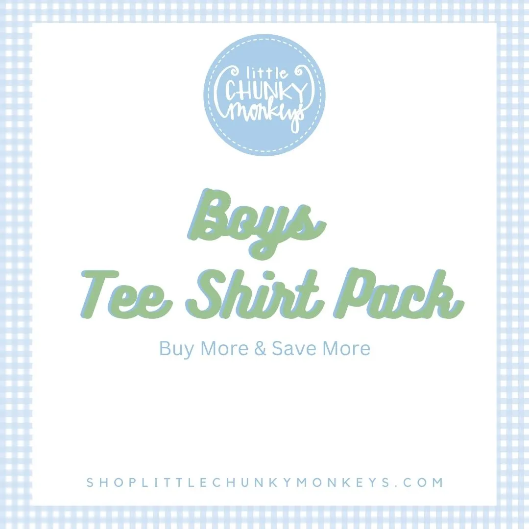 Boys Tee Shirt Pack - Embroidery Designs