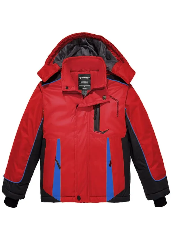 Boys Waterproof Ski Jacket Fleece Kids Winter Coat