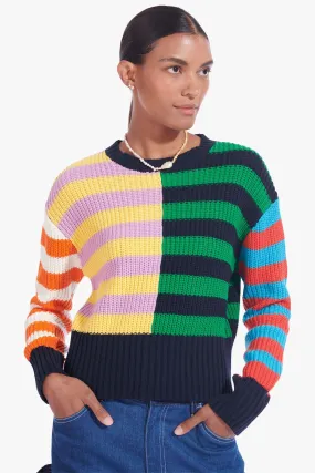 BRIDGEPORT SWEATER | CABANA STRIPE MULTI