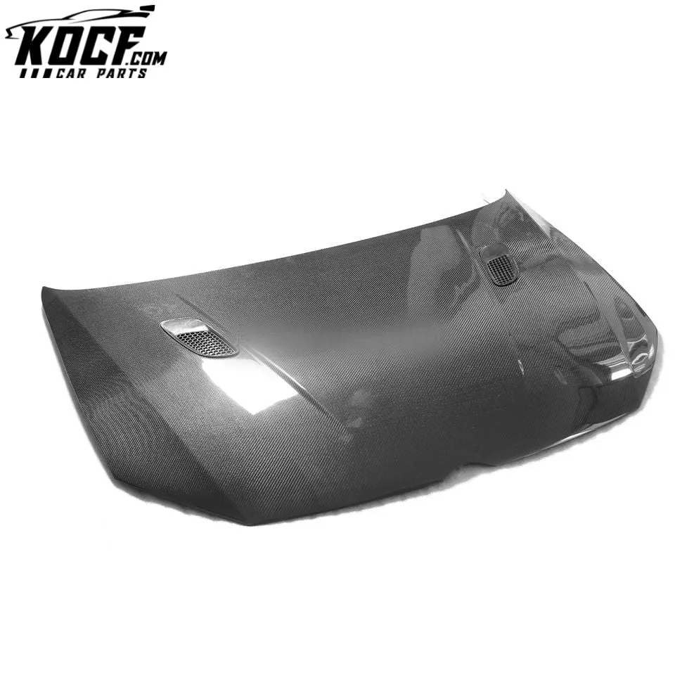 Carbon Fiber Front Auto Engine Hoods with Vents for Volkswagen VW Polo 6R 11-15