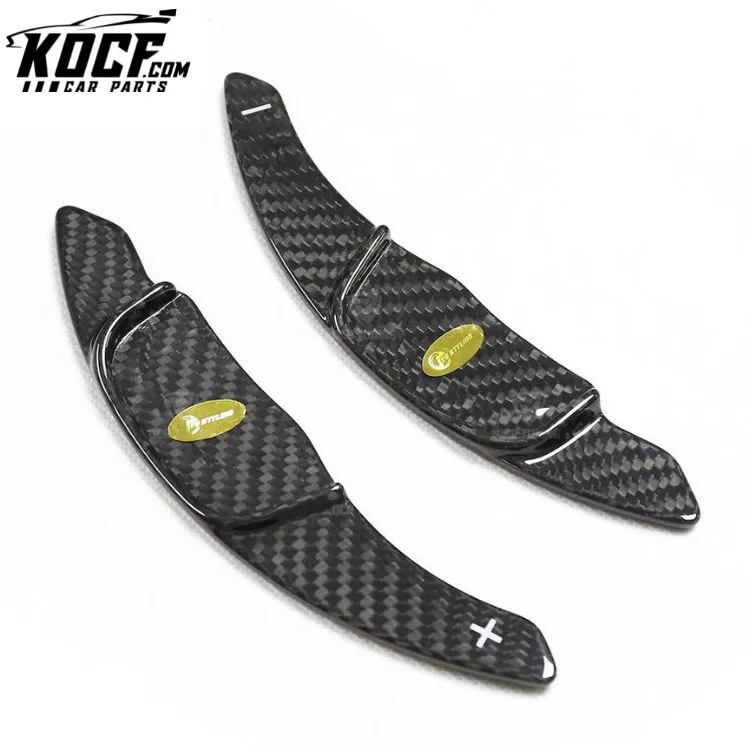 Carbon Fiber Paddle Shifters for Volkswagen Golf 7 R-Line Scirocco Sagitar POLO GTI Interior Steering Wheel Shift Extension