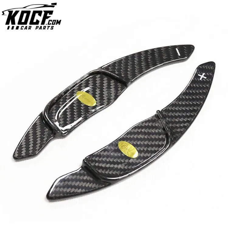 Carbon Fiber Paddle Shifters for Volkswagen Golf 7 R-Line Scirocco Sagitar POLO GTI Interior Steering Wheel Shift Extension