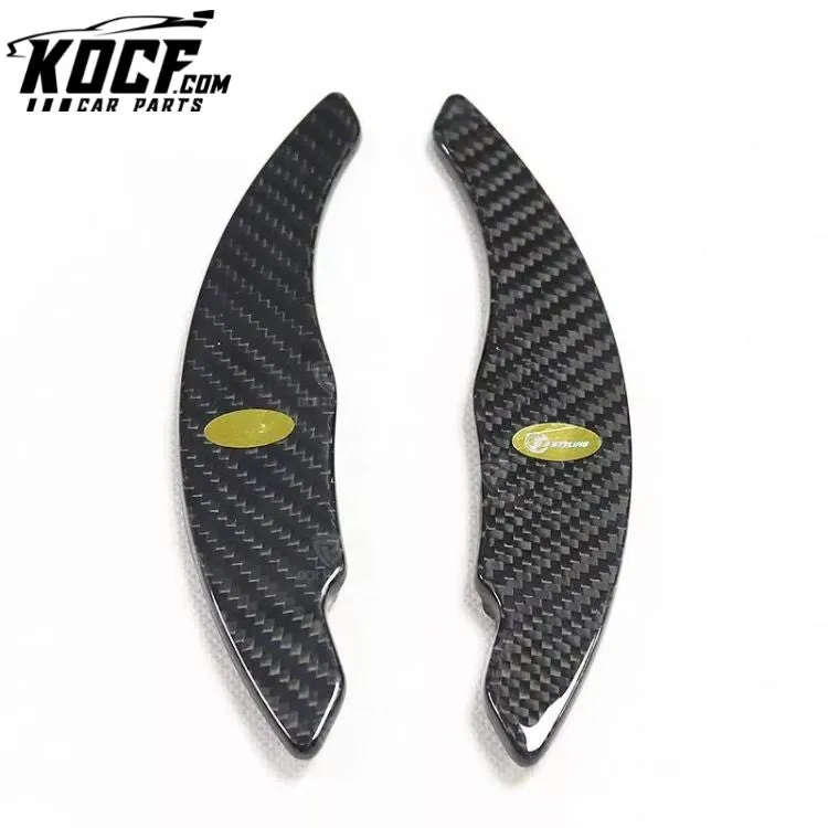 Carbon Fiber Paddle Shifters for Volkswagen Golf 7 R-Line Scirocco Sagitar POLO GTI Interior Steering Wheel Shift Extension