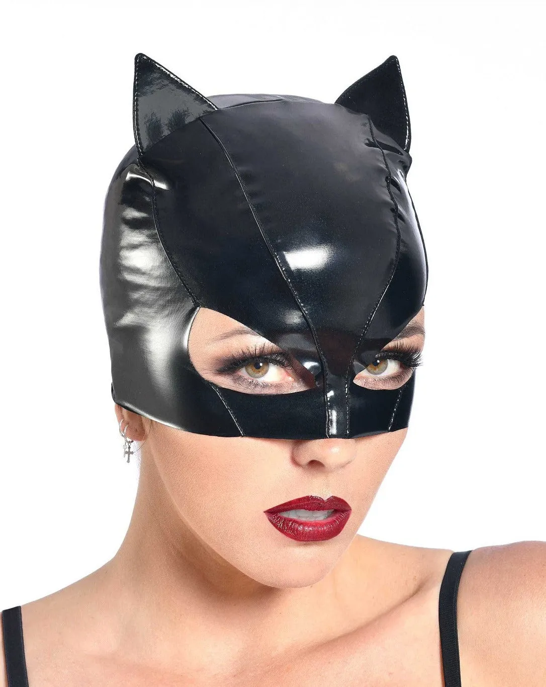 Cat Mask Vinyl,  Wetlook & Faux Leather by Patrice Catanzaro