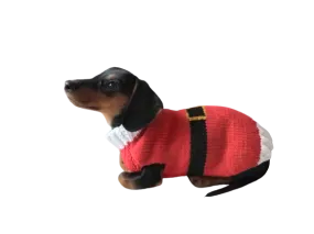 Christmas santa sweater for dogs, santa clothes for dog, santa sweater for dog, christmas for dogs, christmas santa sweater for dachshund