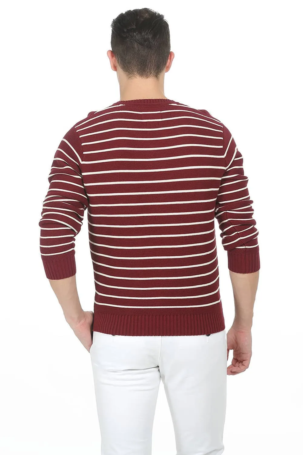 Comfort Fit Mens V Neck Sweater