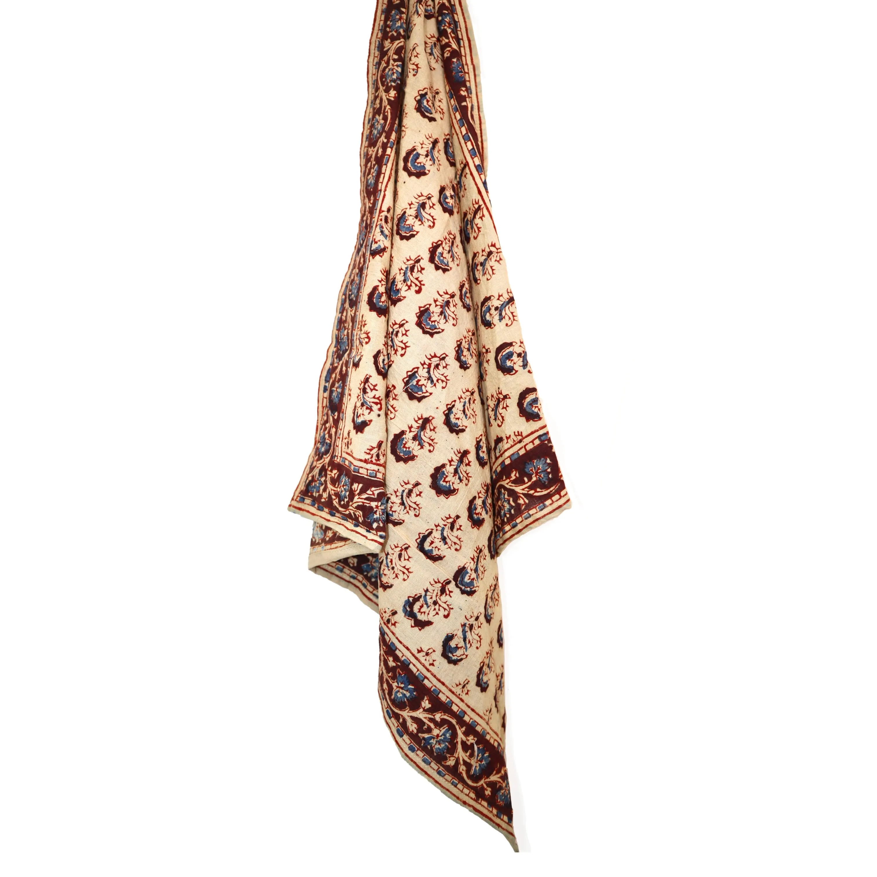 Copper Harvest - Kalamkari Cotton Bandana (KK1420)