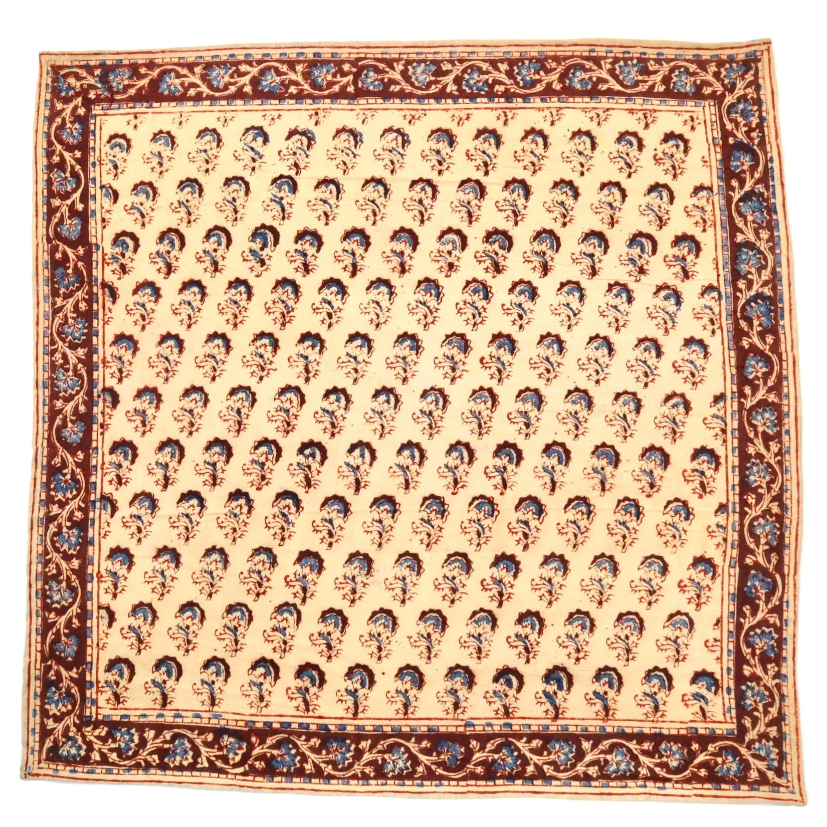 Copper Harvest - Kalamkari Cotton Bandana (KK1420)