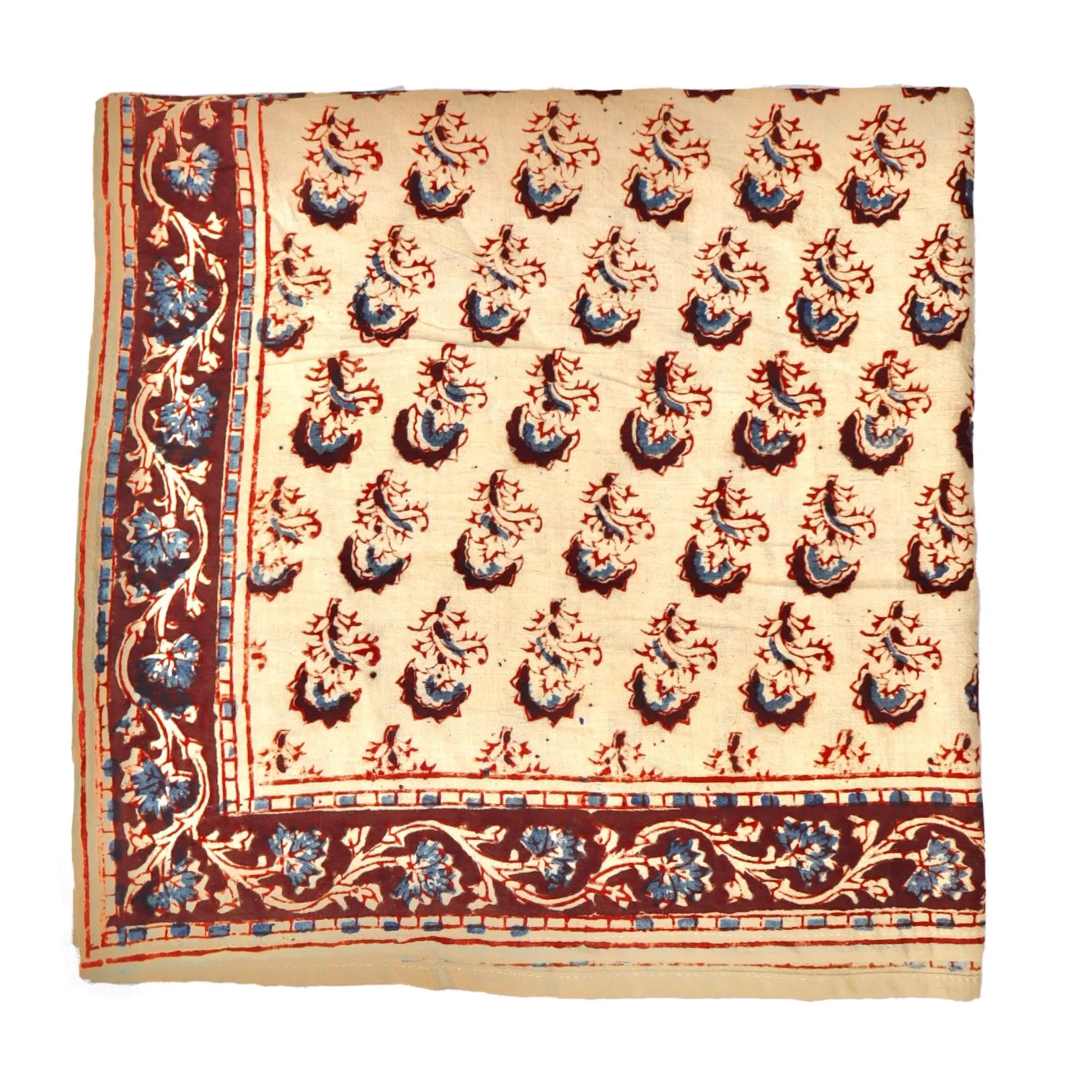 Copper Harvest - Kalamkari Cotton Bandana (KK1420)