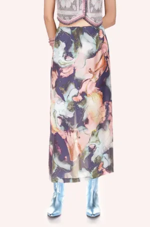 Cosmos Satin Skirt