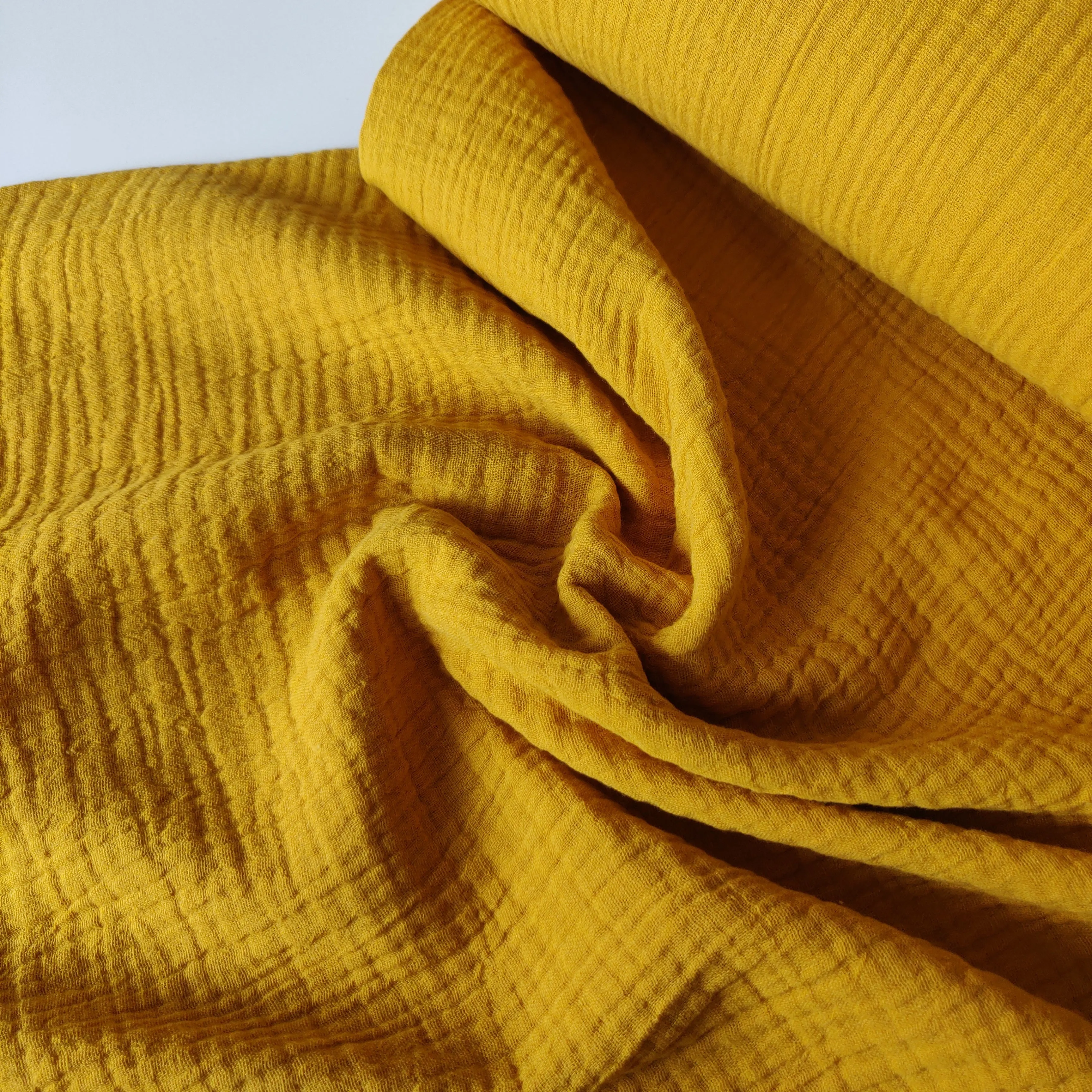 Cotton Double Gauze - Mustard