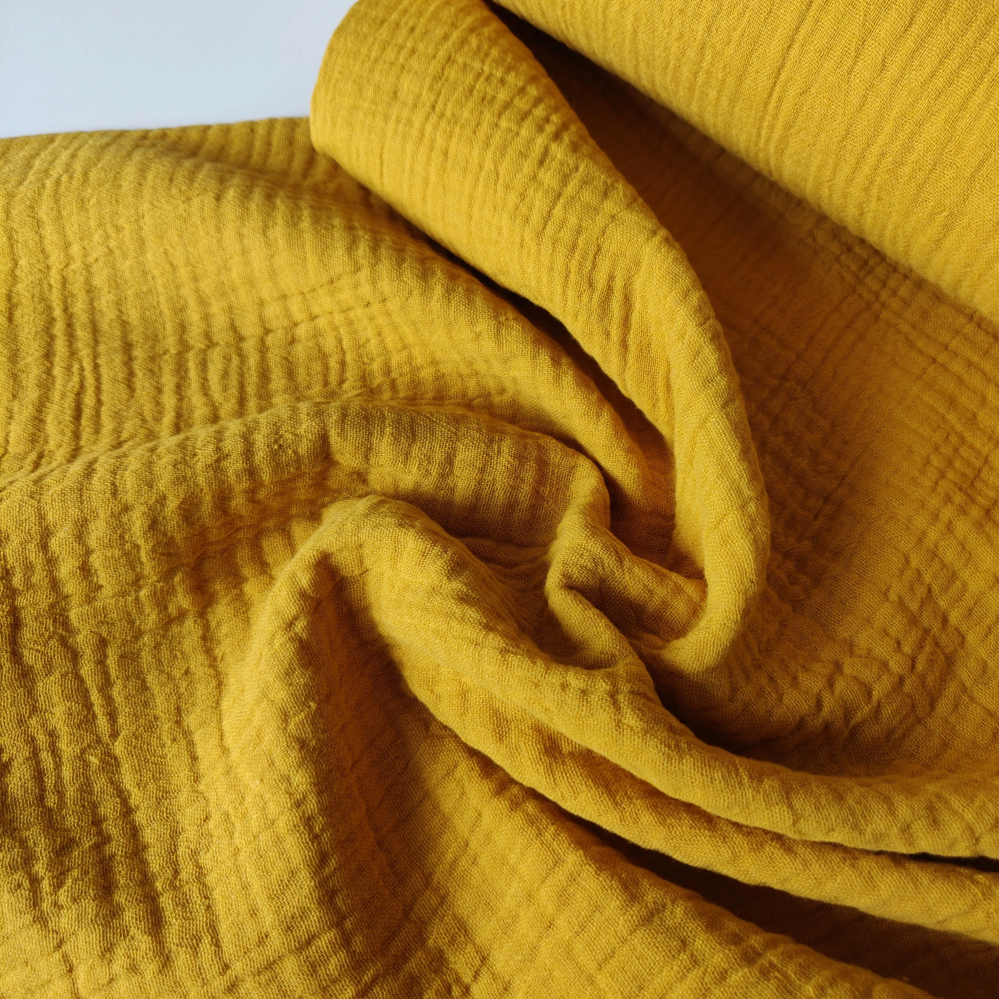 Cotton Double Gauze - Mustard