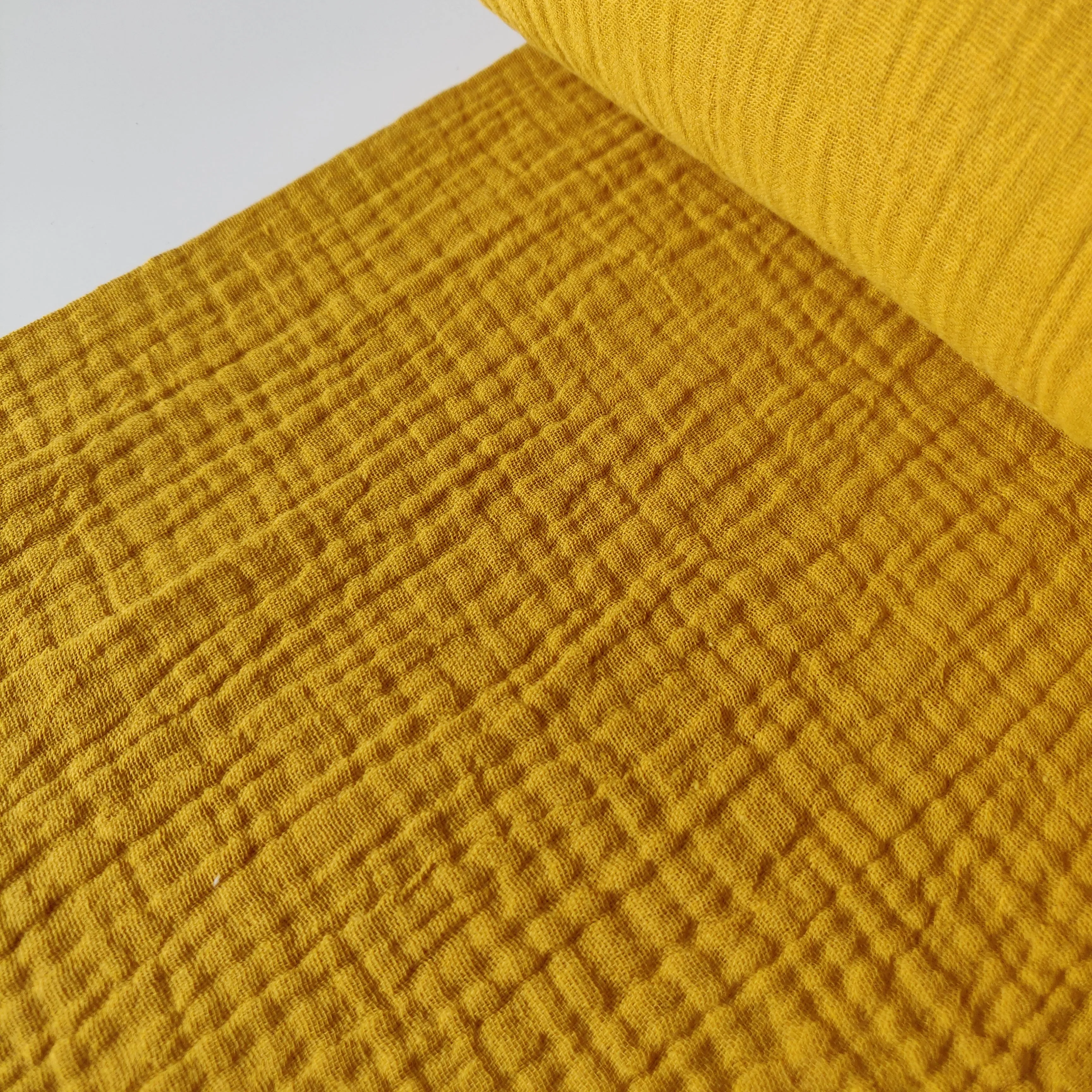 Cotton Double Gauze - Mustard