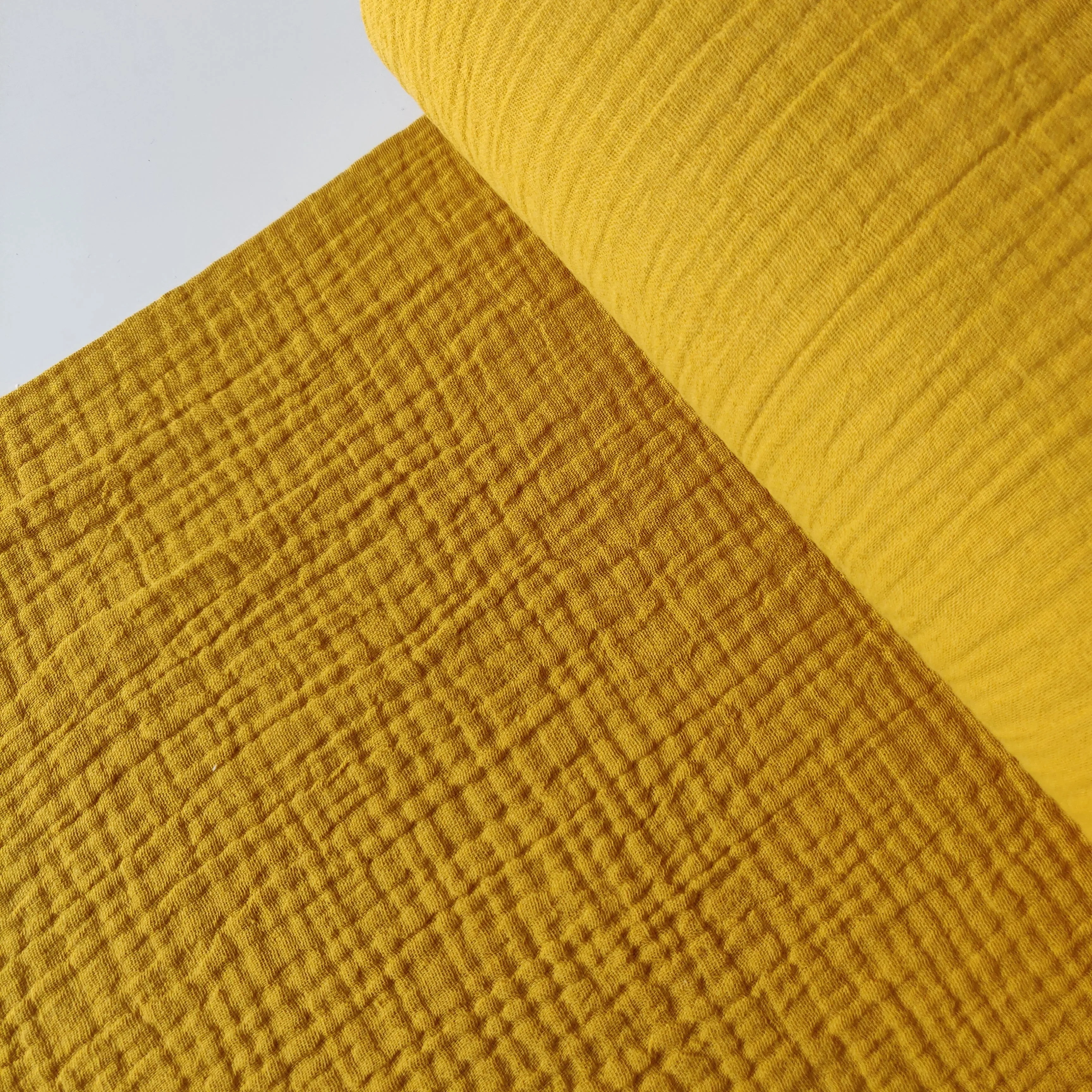 Cotton Double Gauze - Mustard