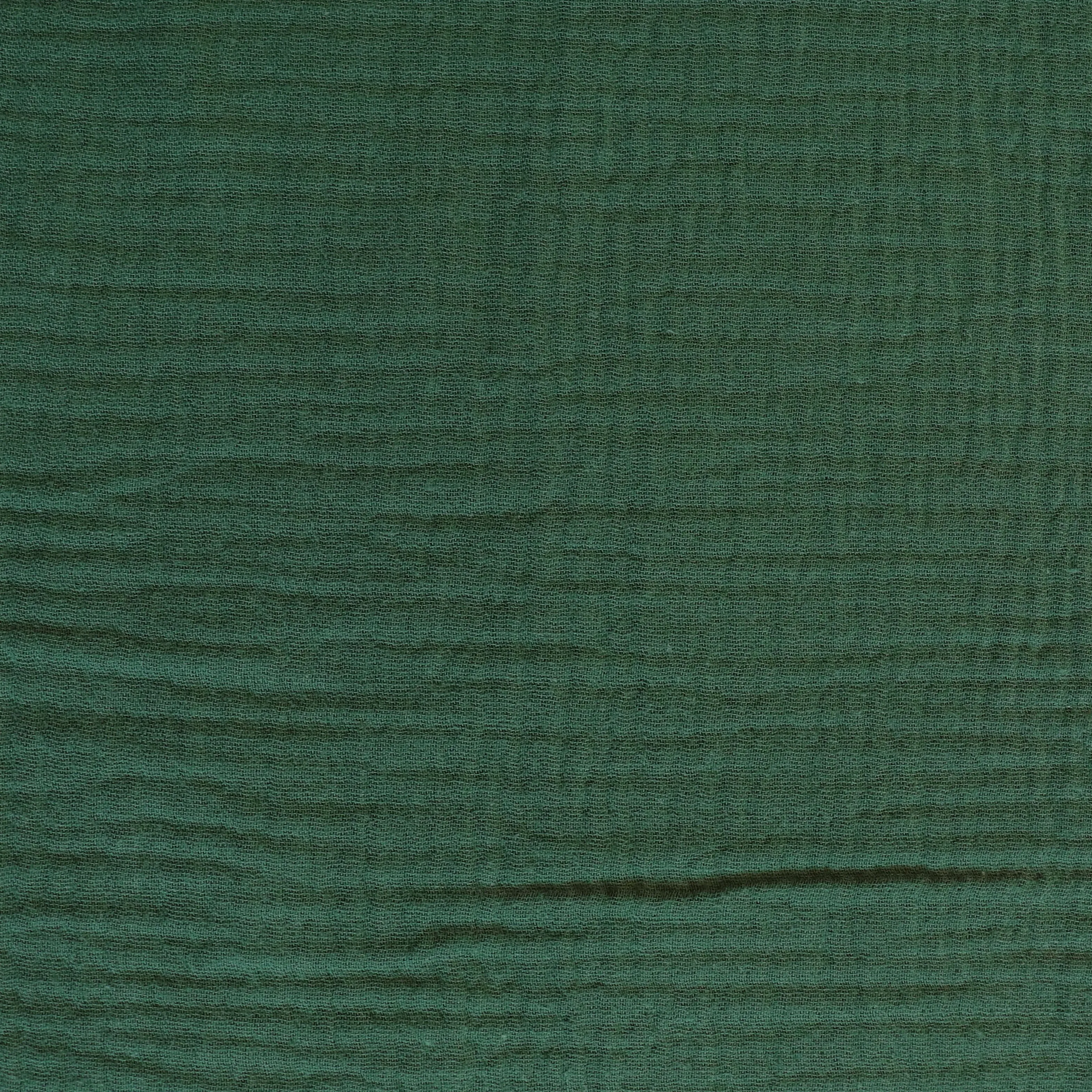 Cotton Double Gauze - Pine Green