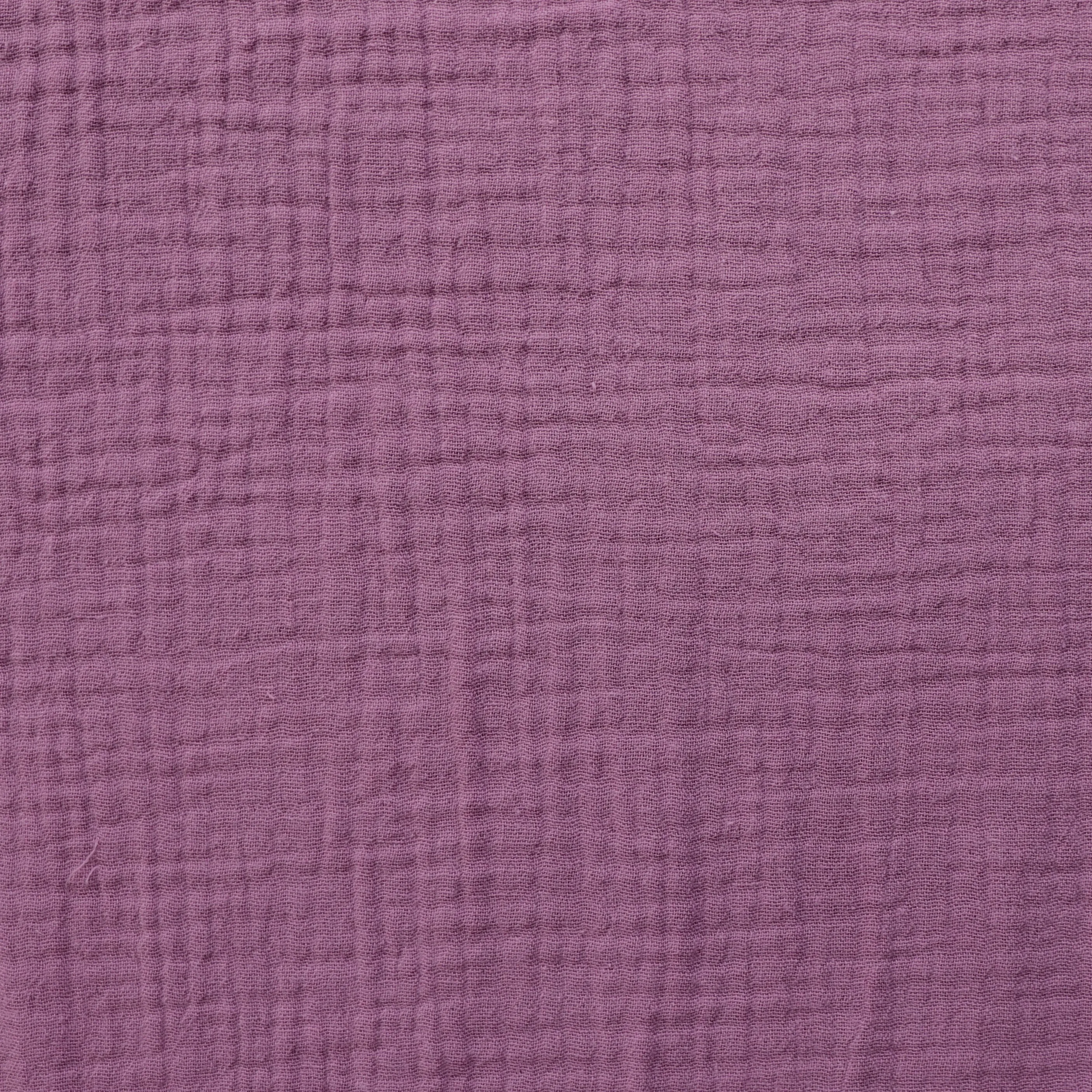 Cotton Double Gauze - Purple Mauve