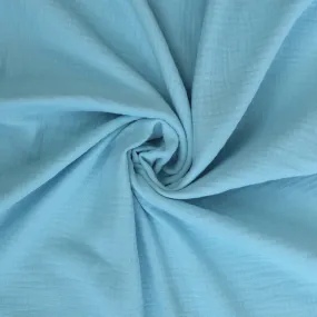 Cotton Double Gauze - Sky Blue