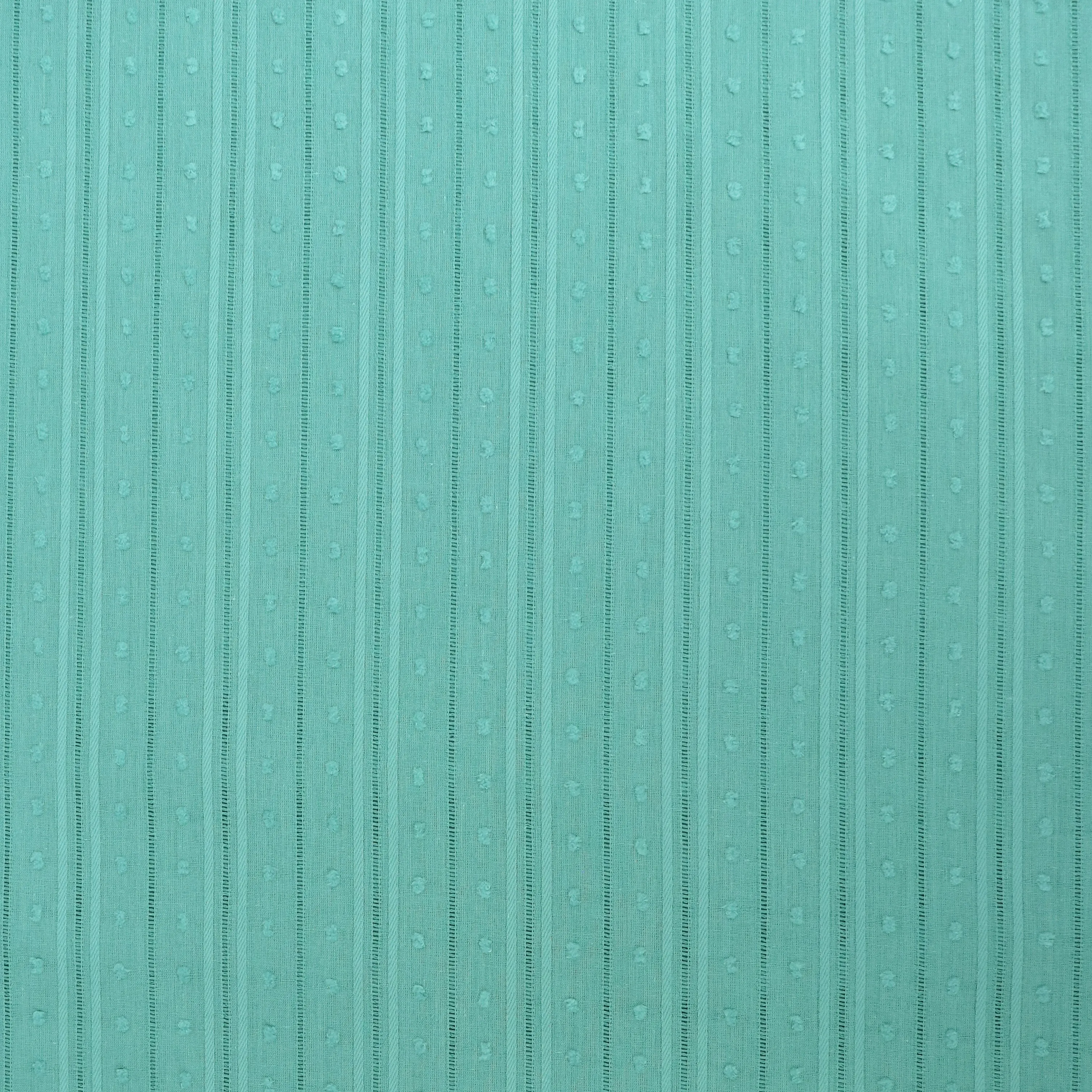 Cotton Voile - Dobby Stripe - Ivy Green