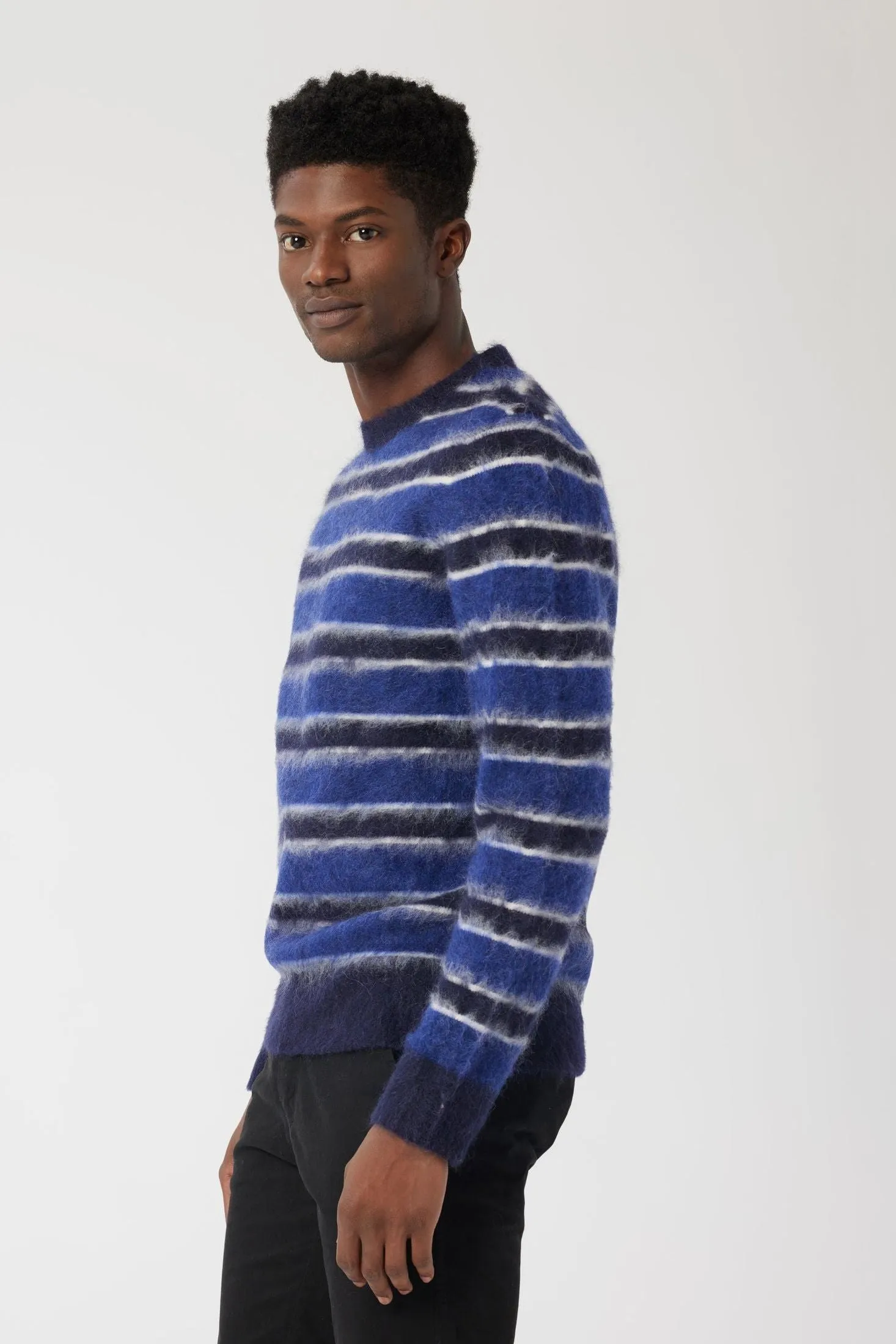 Crew Sweater | Brushed Mohair