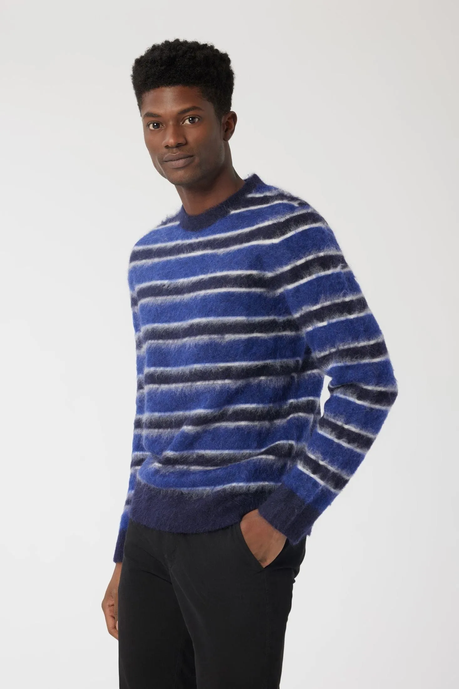 Crew Sweater | Brushed Mohair