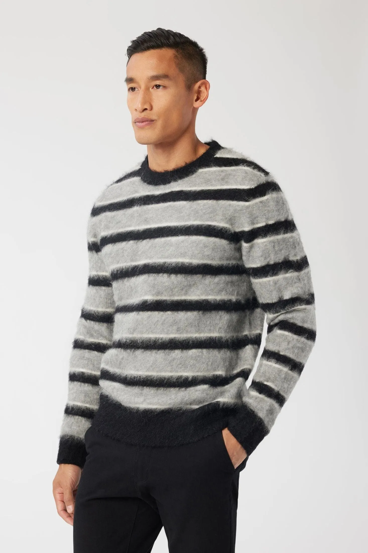 Crew Sweater | Brushed Mohair