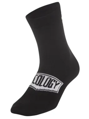 Cycology Reflective Logo Cycling Socks Black